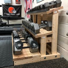 the gym equipment is ready to be used for strength training and other sports related activities