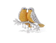 Brooch LoveBird-GraffDiamonds- Baselworld 2016 more on… Graff Diamonds, Safety Pin Brooch, Love Bird, Gold Pendant Jewelry, Diamond Jewel, Diamond Brooch, Bird Brooch, Bird Jewelry, Robins