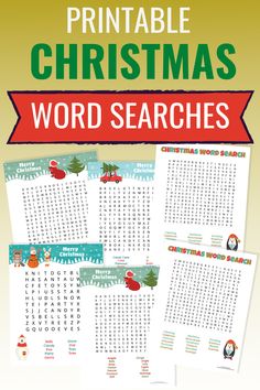 printable christmas word search for kids