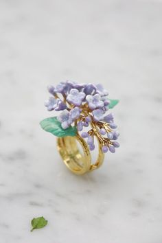 Lilac Ring, Ring Flower, Magical Jewelry, Unusual Jewelry, Nov 6, Floral Jewellery, Flower Ring