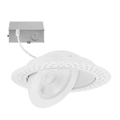 an image of a white downlight fixture