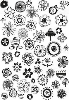 black and white floral design elements royaltyvectors for flower designs in the form of flowers