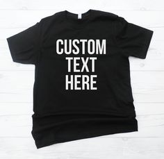 Custom Text Mens Shirt by Bride Bikini® Welcome to Bride Bikini Etsy Shop! Each listing is for ONE (1) unisex t-shirt with custom print in a big blocky / bold font as shown. ------------------------------ COLORS & SIZES AVAILABLE SHOWN IN LISTING PHOTOS. Sizes range from XS-4XL. 5X by special request, message us!! ------------------------------ SHIPPING: Current processing times are in our FAQs. Shipping time is dependent on which service you select / USPS. I suggest orderings at least 2 weeks b Mens Bachelor Party, Bachelor Party Shirts, Mens Shirt, Bachelor Party, Party Shirts, Mens Tees, Custom Shirts, Custom Print, Adult Outfits