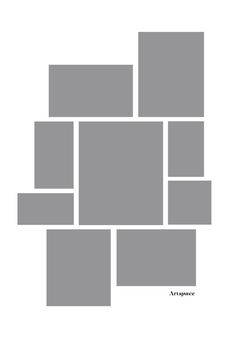 an image of squares arranged in the shape of rectangles on a white background