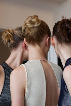 Ballet Bun, Calvin Klein Collection, Fashion Weeks, A Mirror, Pretty Hairstyles, The Words, Bun Hairstyles, Fashion Photo