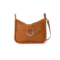 Frida Shoulder Bag - Whisky Raw Leather | Sapahn.