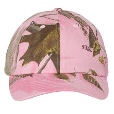 Women’s Realtree® All Purpose Cap Color: Pink/Realtree Washed cotton/polyester blend Unstructured, six-panel, low-profile Pre-curved visor with matching camo undervisor Sewn eyelets Hook-and-loop closure Adjustable - Hat size: 6 5/8 - 7 3/8 Please note camouflage patterns may feature brand logos Outdoor Camouflage Cotton Baseball Cap, Muddy Girl Camo, Girl Camo, Muddy Girl, Camo Girl, Trendy Hat, Camouflage Patterns, Pink Marble, Caps For Women