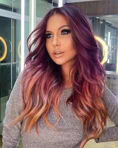 Violet Hair Color Ideas, Violet Hair Color, Violet Hair Colors, Rainbow Hair Color, Violet Hair, Gorgeous Hair Color, Hair Color Purple, Hair Inspiration Color