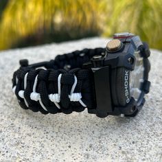 Welcome to Cording2U. We are excited to craft your new personalized custom watch band strap. Please visit our shop for more ideas https://cording2u.etsy.com/  We are a US Military Veteran Owned Business  Thank you for your support🙏 Handcrafted with 100% Nylon Paracord "MADE IN USA".   Our Products include:    ➖Custom handmade watch bands "According to You". No matter how small or big your wrist size, we will craft your perfect fitting band (wrist size picture measurement required).  ➖Variety of Black Paracord Watch Accessories For Outdoor, Tactical Black Watch Accessories For Outdoor, Tactical Black Watch Accessories For Outdoor Activities, Black Tactical Watch Accessories For Outdoor Activities, Black Tactical Watch Accessories For Outdoor, Outdoor Black Paracord Watch Accessories, Black Wear-resistant Watch Bands For Outdoor, Black Tactical Outdoor Watch Accessories, Gwg 2000