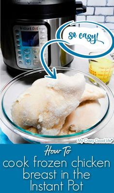 how to cook frozen chicken breast in the instant pot with instructions for pressure cookers