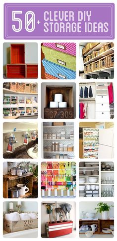 the top 50 clever diy storage ideas