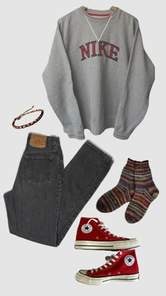 Downtown Outfits, Casual Outfit Inspiration, Indie Outfits, Outfit Inspo Fall, Outfit Goals, Casual Style Outfits, Retro Outfits