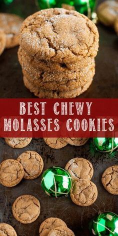 the best chewy molasses cookies recipe