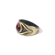 This stunning Red Vampire Eye Ring is perfect for those who love to add a touch of gothic glamour to their look. The ring features a large, red, vampire-inspired eye at the center. Made from zinc alloy, this Red Vampire Eye ring is durable and long-lasting, making it the perfect addition to any jewelry collection View more on my jewelry page + FEATURES + Large, red, vampire-inspired eye at the center Made from high-quality zinc alloy Unisex design + BENEFITS + Adds a touch of gothic glamour to any outfit with the Red Vampire Eye ring Durable and long-lasting Perfect for those who love unique and eye-catching jewelry Unisex design makes it a great gift for anyone who loves gothic or vampire-inspired fashion Red Vampire Eye Ring Vintage Black Rings For Halloween, Red Ring Jewelry For Halloween, Red Rings For Halloween Gift, Red Halloween Ring, Vintage Metal Rings For Halloween, Vampire Eyes, Eye Rings, Classic Rings, Game Cosplay