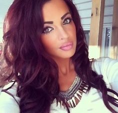 Amazing Mahogany Hair, Magenta Hair, Wine Hair, Hair Creations, Stunning Eyes, Amazing Hair, Color Hair, Clip In Hair Extensions, Brunettes