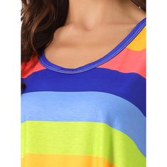 Elevate your loungewear collection with the Cheibear Women's Rainbow Stripe Tank Tops with Shorts Pajama Sets. This delightful set, designed for the modern woman, combines comfort and style seamlessly.

- **Material:** Soft blend of 65% Cotton and 35% Polyester
- **Features:** Sleeveless top, shorts with pockets, and vibrant rainbow stripe print
- **Color:** Night (Blue)
- **Gender:** Female
- **Size:** Large

Crafted to provide a breathable and skin-friendly experience, this pajama set ensures Comfortable Blue Sleepwear For Spring, Comfortable Multicolor Summer Sleepwear, Multicolor Relaxed Fit Sleep Top, Striped Sleepwear For Vacation, Multicolor Casual Summer Sleepwear, Casual Multicolor Summer Sleepwear, Multicolor Relaxed Fit Pajama Shorts For Loungewear, Blue Summer Pajama Shorts For Sleep, Casual Blue Pajama Shorts For Lounging