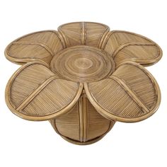 an image of a flower shaped table top