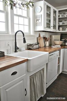 the kitchen is clean and ready to be used as a place for cooking or baking