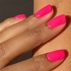 These 20 Russian Manicure Ideas Are A Classic For A Reason August Square Nails, Pink Summer Nails 2024, Manicure Colors Summer, Summer Manicure Colors, Manicures For Short Nails, Bright Pink Nail Designs, Russian Manicure Design, Best Pink Nails, Gel Nail Colours