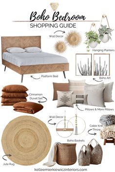 the boho bedroom shopping guide