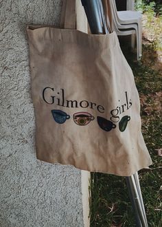 Gilmore Girls Tote Bag, Downtown Girl Wishlist, Downtown Girl Tote Bag, Tote Bags Aesthetic, Gilmore Aesthetic, Fall Tote Bag, Girls Tote