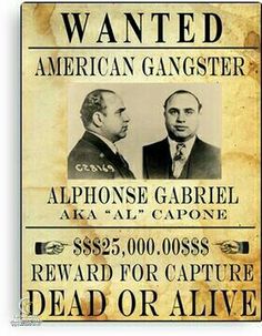 an old wanted poster with two men