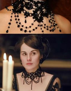 Downton Abbey Lady Mary replica necklace, Black beaded handmade necklace collar for women, bride jewelry for wedding day, Goth collar choker Downton Abbey Jewelry, Gothic Costume Jewelry Choker, Gothic Black Choker For Costume, Gothic Costume Choker Necklace, Black Vampire Style Choker Necklace, Elegant Halloween Costume Jewelry, Elegant Beaded Halloween Jewelry, Elegant Beaded Jewelry For Halloween, Gothic Choker For Formal Occasions