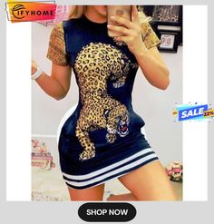 Women's Casual Dress Sheath Dress Print Dress Leopard Patchwork Print Crew Neck Mini Dress Active Fashion Outdoor Daily Short Sleeve Regular Fit Red Blue Spring Summer S M L Xl Xxl Bodycon Mini Dress With Splicing Details, Bodycon Mini Dress With Splicing, Summer Stretch Dress With Splicing Details, Stretch Graphic Print Dress With Crew Neck, Graphic Print Stretch Crew Neck Dress, Stretch Graphic Print Crew Neck Dress, Crew Neck Graphic Print Stretch Dress, Casual Black Mini Dress With Splicing, Summer Bodycon Dress With Splicing Details