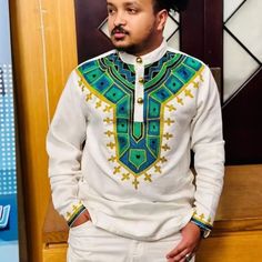 This mens long sleeve shirt is ideal for any celebration or occasion of any kind . #please leave your phone number for delivery purposes. Green Long Sleeve Kurta For Traditional Ceremonies, Cotton Long Sleeve Shirt With Traditional Patterns, Traditional Long Sleeve Kurta For Ceremonies, Long Sleeve Kurta For Traditional Ceremonies, White Long Sleeve Kurta With Traditional Patterns, Long Sleeve Cotton Shirt With Traditional Patterns, Long Sleeve White Kurta For Traditional Ceremonies, White Long Sleeve Kurta For Traditional Ceremonies, Traditional Green Long Sleeve Tops