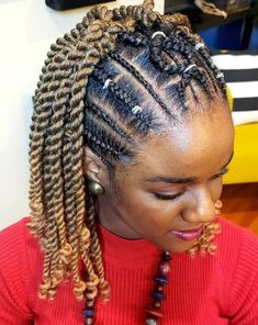 Cornrows and Passion Twists Chunky Passion Twists, Passion Twists Styles, Ombre Passion Twists, Passion Twists Short, Shoulder Length Passion Twists, Passion Twist Styles, Twists Passion, Short Passion Twists, Passion Twist Hairstyles