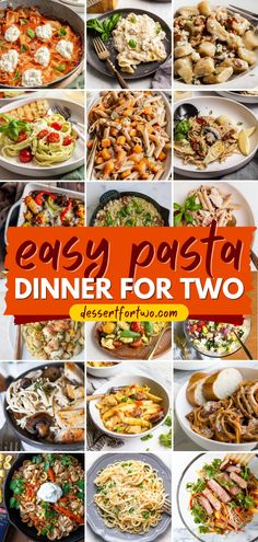 Want more easy comfort food dinners? Here's a roundup of simple pasta dinners for two! Nothing lets you celebrate a romantic date night at home like these meals for two. Find your new favorite pasta recipe! Meals For Two People, Romantic Date Night At Home, Comfort Food Dinners, Easy Comfort Food Dinners, Easy Dinners For Two, Food Dinners, Date Night At Home, Meal Planning Menus