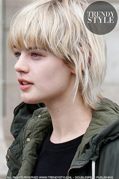 Short Mullet, Dunner Wordend Haar, Short Shaggy Haircuts, Best Short Hairstyles, Bob Hairstyles For Thick, Long Layered Haircuts, Punk Hair, Peinados Fáciles Para Cabello Corto, Hair Color For Women