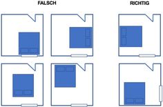 four different blue rectangles are shown with the same color as they appear in this image