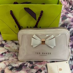 Rand New With Tags Ted Baker Pink Makeup Bag Gold Zipper Ted Baker Makeup, Pink Makeup Bag, Ted Baker Bag, Toiletry Pouch, Pink Makeup, Cosmetic Pouch, Makeup Case, Gold Zipper, Beauty Bag