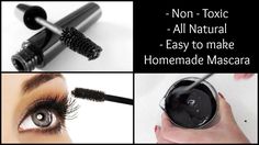 Homemade Mascara | Non toxic, all natural & easy to make - YouTube Diy Face Primer, Eyebrow Tint, Natural Eyeliner