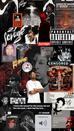 the cover art for various album covers