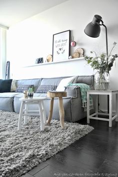 the living room is clean and ready to be used as an office or playroom