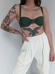 Belle the Label Oracle Top / Available in Carob and Palm – NA NIN Tattoo Mujer, Animal Tattoo Ideas, Tattoo Now, Full Body Tattoo, The Oracle, Canvas Pants, Hair Tattoos, Tattoo Flash Art, Line Shopping