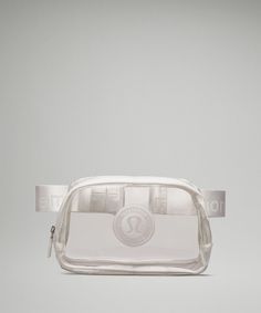 Everywhere Belt Bag 1L *Clear | Unisex Bags,Purses,Wallets | lululemon 2025 Wishlist, Bags Advertisement, Lululemon Bags, High Waist Jeggings, Everywhere Belt Bag, School Accessories, Transparent Bag, Clear Bag, Belt Bags