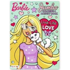 BARBIE Coloring Book | 1-Title. Barbie Coloring Book, The Dot Book, Barbie Books, Quiet Play, Barbie Coloring, Types Of Books, Barbie Party, Favorite Cartoon Character, Lazy Days