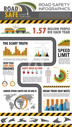 the road safety info sheet is shown in black and white royalty - all over print