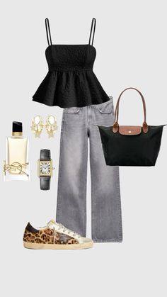 Classy Aesthetic Outfit, Gray Baggy Jeans, Stockholm Aesthetic, Beauty Inspo, Stockholm Fashion, Cute Everyday Outfits, Summer Fashion Outfits