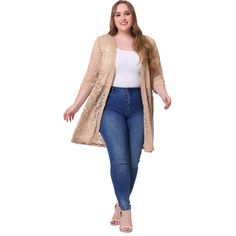 Introducing this elegant and versatile lace cardigan, a good choice for any woman's wardrobe. This cardigan for women is perfect for all occasions, from casual outings to dressy events. This lightweight cardigan offers a comfortable and breathable fit, ensuring that you can stay stylish and comfortable all day long. Featuring an open-front design and 3/4 sleeves, this knee-length cardigan is both trendy and practical. The lace detailing adds a touch of femininity and elegance, making it a perfec Lace Open Front Outerwear For Fall, Fall Lace Open Front Outerwear, Fall Lace Outerwear With Open Front, Knee Length Cardigan, Long Cardigans, Cardigan For Women, Lace Cardigan, Lightweight Cardigan, Women's Wardrobe