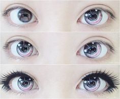 Anime Make-up, Fantasy Make-up, Regard Animal, Gyaru Makeup, Circle Lenses, Cosplay Tutorial, Korean Skin