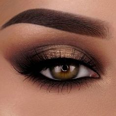 Makeup Brown, Rock Makeup, Makeup Cantik, Wedding Makeup For Brown Eyes, Smoky Eyes, Makijaż Smokey Eye, Brown Eyeshadow, Trendy Makeup