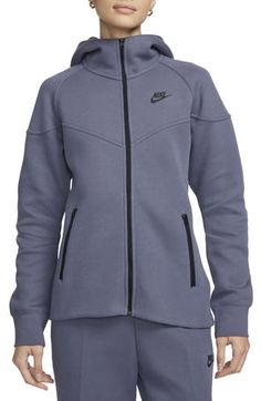 Stay cozy and warm without the extra bulk in a full-zip hoodie made from lightweight tech fleece and finished with convenient zippered pockets. 25" front length; 27" back length (size medium) Front zip closure Fixed hood Front zip pockets 53% cotton, 47% polyester Machine wash, tumble dry Imported Nike Sportswear Tech Fleece, Tech Fleece, Carbon Black, Stay Cozy, Full Zip Hoodie, Nike Sportswear, Zip Hoodie, Zip Pockets, Nordstrom