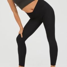 Offline By Aerie Real Me Waffle High Waisted Crossover Legging Size: Large Crossover Leggings Aerie, Aerie Offline, Aerie Real, Offline By Aerie, 2024 Christmas, Birthday List, Birthday Wishlist, Pocket Leggings, Christmas List