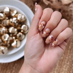 Looking for the best fall nail designs and colors? Here’s some inspo and ideas! These stylish nail designs are perfect for Fall, Halloween, and Thanksgiving. From the classic French manicure to the trendy "chocolate glazed donut" and elegant Louis Vuitton-inspired nails, there's something for everyone. Go for a simple neutral base or have fun with cute hearts, flower and leaf patterns, and animal print designs. Fall Nail Ideas | Fall Nail Designs | Halloween Nails | Autumn Nails | Angela Lanter Fall Nail Polish, Different Nail Shapes, Chocolate Glazed Donuts, Powder Manicure, Classic French Manicure, Heart Nail Art, Cute Nails For Fall