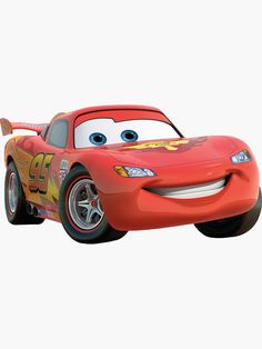 a cartoon character from cars with the number five on it's front and side