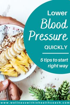 You can lower blood pressure quickly and naturally in just 7 days! High blood pressure is no longer considered an age-related disease but is instead the result of lifestyle choices. YOU have the power to improve your blood pressure. Learn 5 steps you can take starting today: #lowerbloodpressurenaturally #lowerbloodpressurequickly Lower Blood Pressure Quickly, Blood Pressure Control